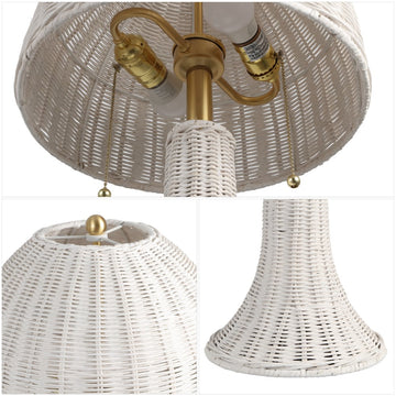 Joanie 22" Bohemian Rustic Iron LED Table Lamp